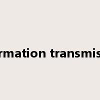 information transmission是什么意思