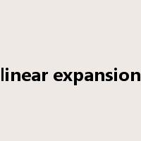 linear expansion是什么意思
