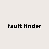 fault finder是什么意思