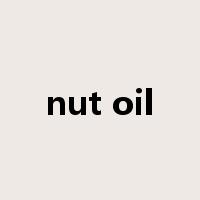 nut oil是什么意思