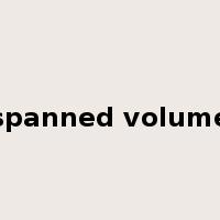 spanned volume是什么意思