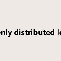 evenly distributed load是什么意思
