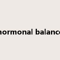 hormonal balance是什么意思