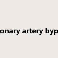 coronary artery bypass是什么意思