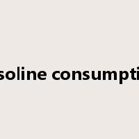 gasoline consumption是什么意思