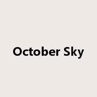 October Sky是什么意思
