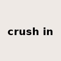 crush in是什么意思