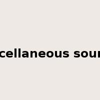 miscellaneous sources是什么意思