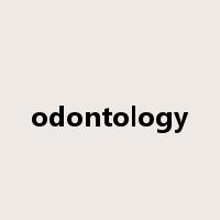odontology是什么意思