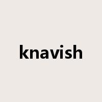 knavish是什么意思