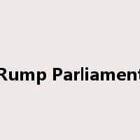 Rump Parliament是什么意思