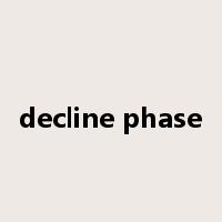 decline phase是什么意思