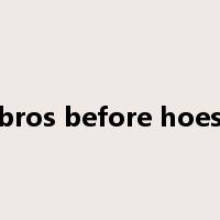 bros before hoes是什么意思
