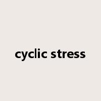 cyclic stress是什么意思