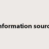 information source是什么意思
