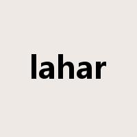 lahar是什么意思
