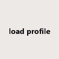 load profile是什么意思