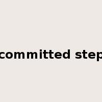 committed step是什么意思