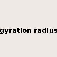 gyration radius是什么意思