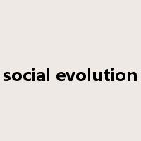 social evolution是什么意思