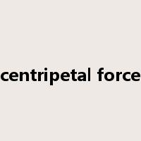 centripetal force是什么意思