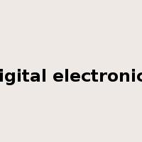 digital electronics是什么意思