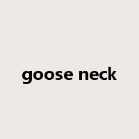 goose neck是什么意思