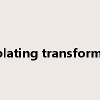 isolating transformer是什么意思