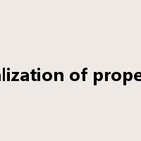 realization of property是什么意思