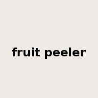 fruit peeler是什么意思