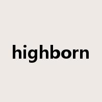 highborn是什么意思