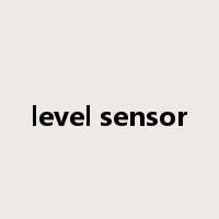 level sensor是什么意思