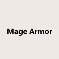 Mage Armor是什么意思