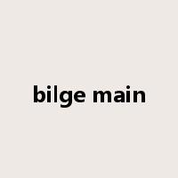 bilge main是什么意思