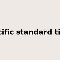 Pacific standard time是什么意思