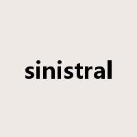 sinistral是什么意思