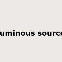 luminous source是什么意思