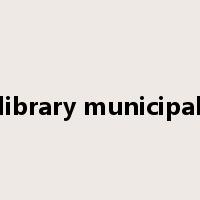 library municipal是什么意思