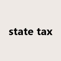state tax是什么意思