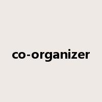co-organizer是什么意思