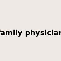 family physician是什么意思