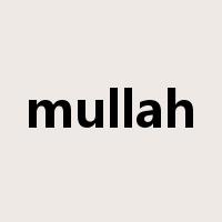 mullah是什么意思