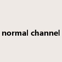 normal channel是什么意思