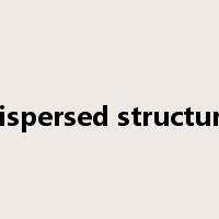 dispersed structure是什么意思