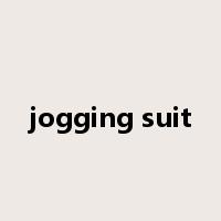 jogging suit是什么意思