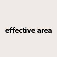 effective area是什么意思