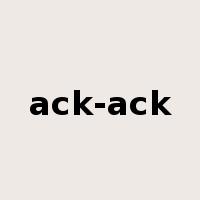 ack-ack是什么意思