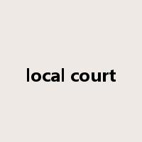 local court是什么意思