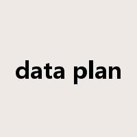 data plan是什么意思