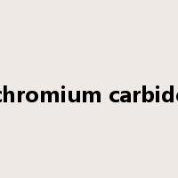 chromium carbide是什么意思